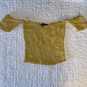 Cropped Off the Shoulder Top